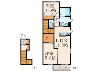 シャーメゾン鈴蘭の物件間取画像